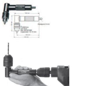 Adaptor masina de gaurit cu mandrina cu cheie,1-10mm