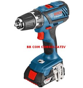 Maşina de găurit/înşurubat cu acumulator(2 Ah) Bosch GSR 18-2-LI Plus Professional ― BOSCH STORE - Magazin Online