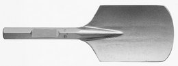Daltă spatulată cu sistem de prindere hexagonal de 28 mm
