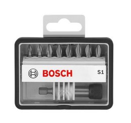 Set Robust Line S de capete de şurubelniţă extra dur, 8+1 buc. ― BOSCH STORE - Magazin Online