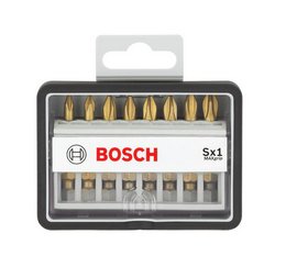 Set Robust Line Sx de capete de şurubelniţă Max Grip, 8 buc. ― BOSCH STORE - Magazin Online