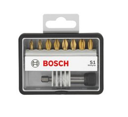 Set Robust Line S de capete de şurubelniţă Max Grip, 8+1 buc. ― BOSCH STORE - Magazin Online