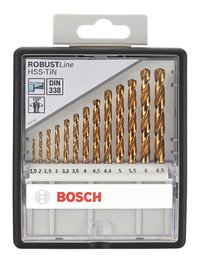 Set Robust Line de burghie pentru metal HSS-TiN, 135°, 13 buc.