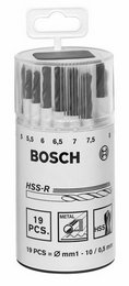 Set burghie pentru metal HSS-R, DIN 338, 19 buc. ― BOSCH STORE - Magazin Online