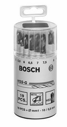 Set burghie pentru metal HSS-G, DIN 338, 19 buc. ― BOSCH STORE - Magazin Online