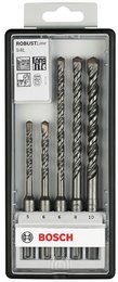 Set de burghie pentru găurire cu percuţie Robust Line S4L, 5 buc. ― BOSCH STORE - Magazin Online