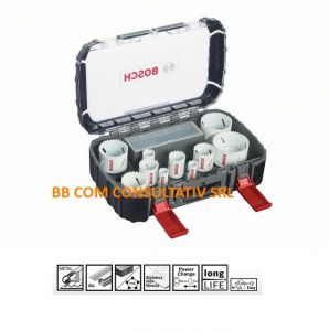 Set carote Progresor universale, 11 buc. ― BOSCH STORE - Magazin Online