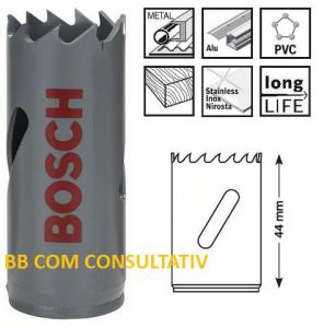 Carotă bimetal HSS Ø=22mm x44mm  ― BOSCH STORE - Magazin Online