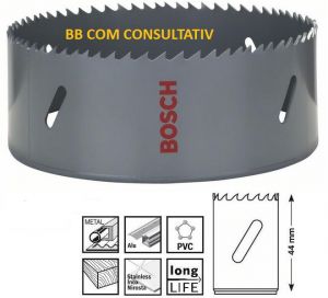 Carotă bimetal HSS Ø=89mm x44mm  ― BOSCH STORE - Magazin Online