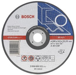 Disc de taiere metal, executie dreapta,D=115mm G=1,6mm ― BOSCH STORE - Magazin Online