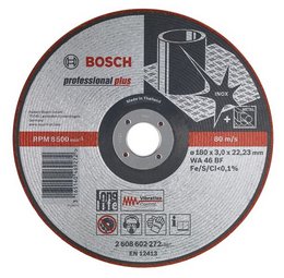 Disc flexibil de degrosare Inox,Metal,Aluminiu,D=115mm G=3mm ― BOSCH STORE - Magazin Online
