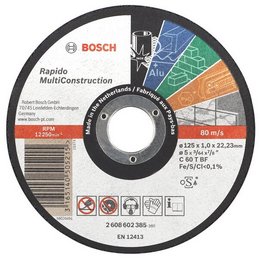 Discuri de taiere drepte Multi Construction D=115mm G=1mm