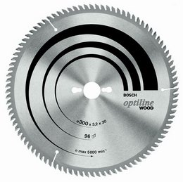 Panza de ferastrau circular de banc Optiline Wood,250X30MM Z80