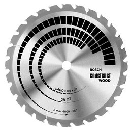 Panza de ferastrau circular de banc (lemn + cuie) Construct Wood,300X30MM Z20 ― BOSCH STORE - Magazin Online