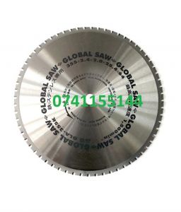 Panza de ferastrau circular pentru taierea oțelului GLOBAL SAW 355 x 2.4/2.0 x 25.4mm / 64T CERMET