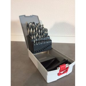 Set de burghie pentru metal HSS PointTEQ, 25 buc., DIN 338