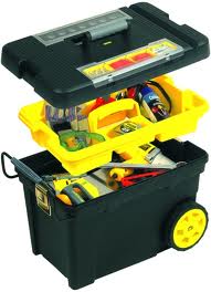 LADA METALICA MOBILA PRO CU ORGANIZATOR DE BUZUNAR SI TAVA STANLEY 1-92-904 ― BOSCH STORE - Magazin Online